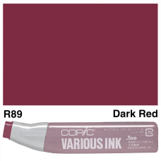 Чорнило для заправки маркерів Copic Various Ink R-89 Dark red Темно-червоний