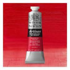 Краска масляная водорастворимая Winsor Artisan Water Mixable 37 мл, № 098, Cadmium Red Deep Hue Темно-Красный Кадмий