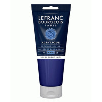 Акрилова фарба Lefranc Fine Acrylic Color 200 мл Cobalt blue hue Кобальт небесно-блакитний