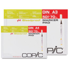 Блокнот формату А3 Copic для маркерів Alcohol Marker Pad 70 г/м2, 50 аркушів