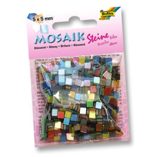 Мозаїка Folia глянсова Gloss assortments 45 гр, 5x5 мм Асорті, 700 шт, 20 кол арт 59109