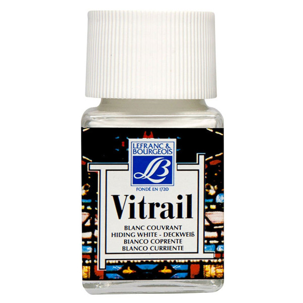 Витражная краска Vitrail 50 мл №004 Белый