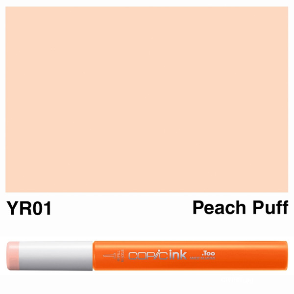 Заправка для маркерів COPIC Ink, YR01 Peach puff Персиковий, 12 мл