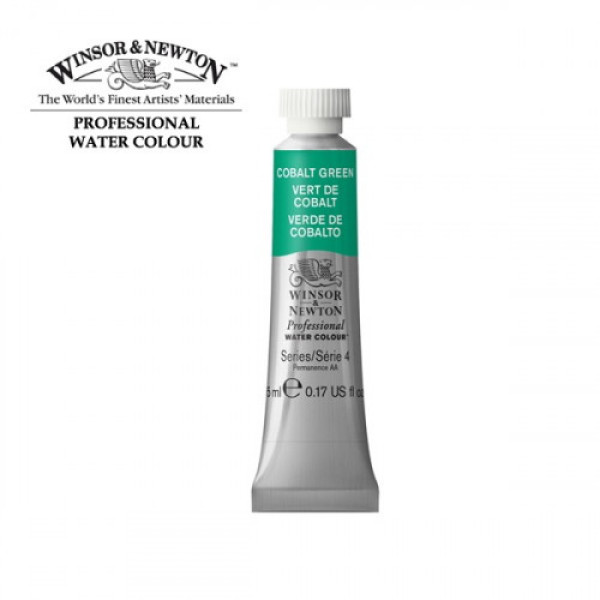Фарба акварельна Winsor Professional Water Colour №184 Cobalt Green (Кобальт зелений) Sr №4 5 м арт. 102184