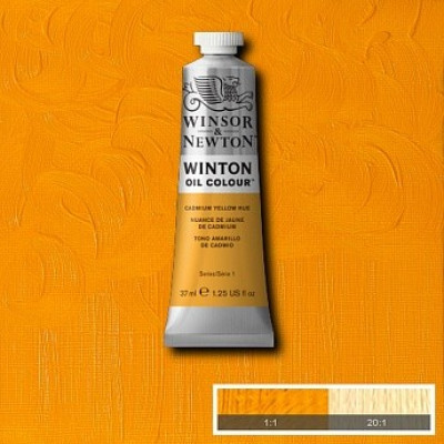Масляна фарба Winsor Newton Winton Oil Colour 37мл №109 Cadmium yellow Кадмій жовтий