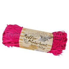 Рафія в мотках Folia Raffia-natural quality 50 гр, № 21 Dark pink Рожево-фіолетовий