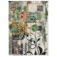 Декупажная карта на рисовой бумаге Rice Paper Decoupage Cadence, №456