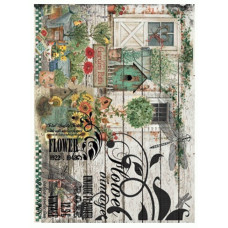 Декупажная карта на рисовой бумаге Rice Paper Decoupage Cadence, №456