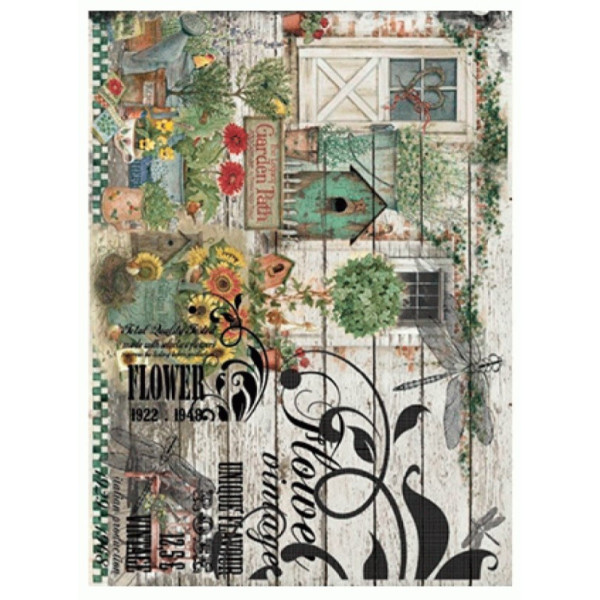 Декупажная карта на рисовой бумаге Rice Paper Decoupage Cadence, №456