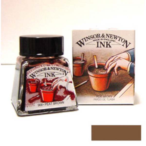 Туш художня Winsor Newton Drawing Inks 14 мл №469 Торф