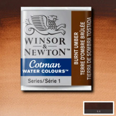 Акварельна фарба Winsor Newton Cotman Half Pan, №076 Палена умбра