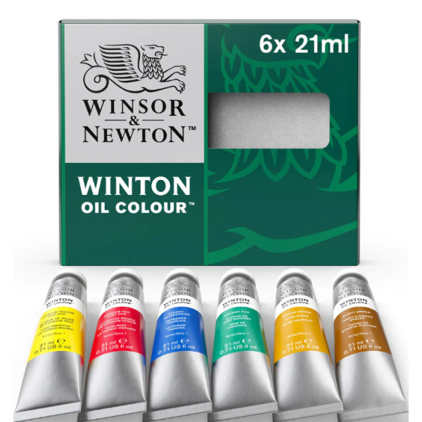 Набір масляних фарб Winton Oil Colour Tube Set, 6х21 мл