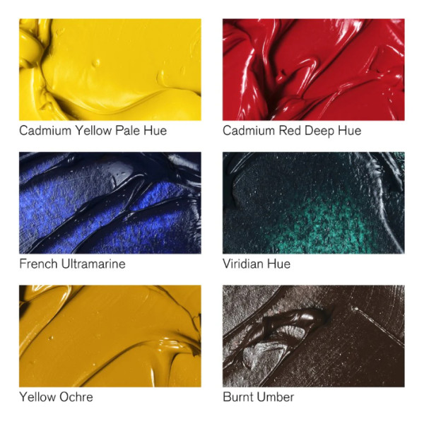 Набір масляних фарб Winton Oil Colour Tube Set, 6х21 мл