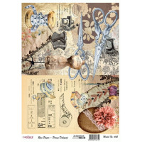 Декупажная карта на рисовой бумаге Rice Paper Decoupage Cadence, №445