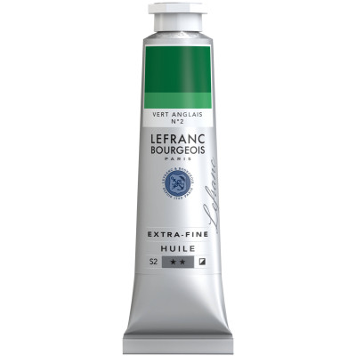 Краска масляная Lefranc Extra Fine 40 мл, 506 Хром зеленый средний