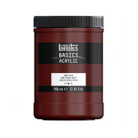 Акрилова фарба Liquitex BASICS, 946 мл, Умбра палена