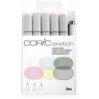 Набор спиртовых маркеров Copic Sketch Set Blending Basics 5+1