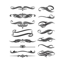 Натирка чорно-біла Cadence 17х25 см, R-023