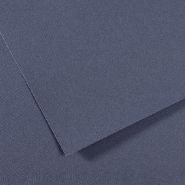 Бумага пастельная Canson Mi-Teintes 160 гр 50x65 см №500 Dark blue Темно-синий арт 0331-474