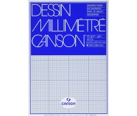 Бумага миллиметровка Canson Millimeter Paper 72 г/м2, A4 12 листов, bistre