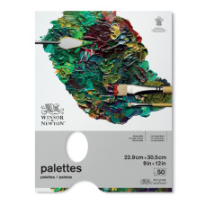 Палітра відривна Winsor Newton Tear-off Palett, 22,9 х30, 5 см, 50 листів