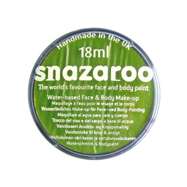 Краска для грима Snazaroo Classic 18 мл Lime Green Лимонно-Зеленый