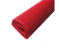 Крепон Folia Crepe paper 50x250 см, 32 г/м2 №134 Hot red Темно-червоний
