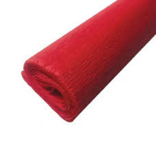 Крепон Folia Crepe paper 50x250 см, 32 г/м2, № 134 Hot red Темно-красный