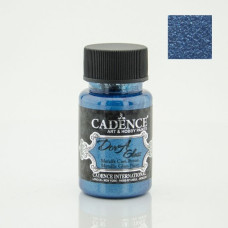 Акрилова фарба металік для скла та кераміки Cadence Dora Glass Metallic Porcelain Paint, 50 мл №3134 Блакитний