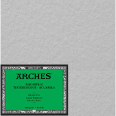 Блок бумаги для акварели Arches Cold Pressed Natural White 300 г, 15x30 см, 20 листов