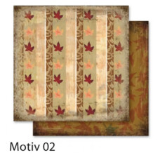 Дизайнерський папір Folia Design Papers Autumn Осінь 190 г/м2, 30,5x30,5 см №02