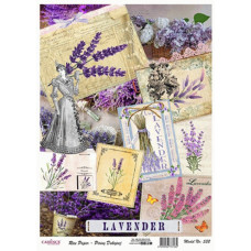 Декупажна карта на рисовому папері Cadenсe Rice Paper А4 Decoupage А4 №532