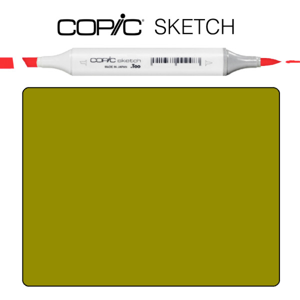 Маркер Copic Sketch YG-97 Spanish olive Темно-оливковый