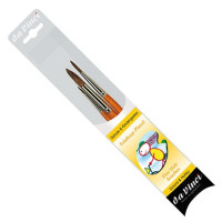 Пензлі в наборі, блістер Fine Hair brush set №2,6,12, серія 320SF