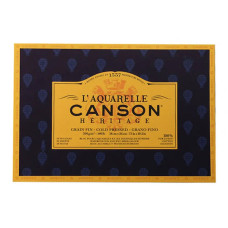 Альбом для акварелі Canson холодного пресування Heritage, 300 г/м2, 18х26 см, 20 аркушів