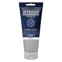 Акриловая краска Lefranc Fine Acrylic Color 80 мл, 710 Silver Серебряный