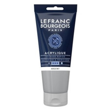 Акрилова фарба Lefranc Fine Acrylic Color 80 мл, 710 Срібний