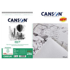 Альбом для графіки на спіралі Canson 1557 Croquis, 180 г/м2, A4 30 аркушів