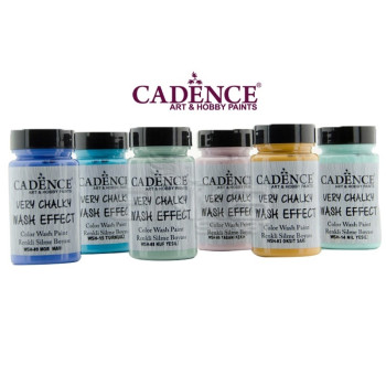 Cadence винтажная краска на акриловой основе Very chalky wash effect
