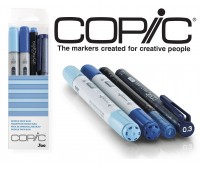 Маркеры Copic Ciao Set Doodle Pack Blue 2+1+1 шт 22075645