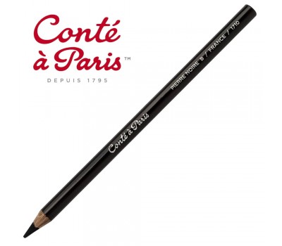 Олівець вугільний Conte Black lead pencil Pierre noire 2B
