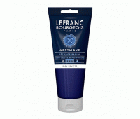Акриловая краска Lefranc Fine Acrylic Color 200 мл, ном 045 Blue Purple Фиолетовый арт 300347