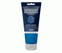 Акриловая краска Lefranc Fine Acrylic Color 80 мл, ном 065 Cerulean blue hue Церулиум голубой арт 300361