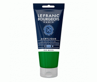 Акриловая краска Lefranc Fine Acrylic Color 80 мл, 561 Medium green Средний зеленый
