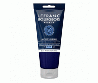 Акриловая краска Lefranc Fine Acrylic Color 80 мл, ном 409 Phthalocyanine blue Фталоцианиновые синий арт 300409