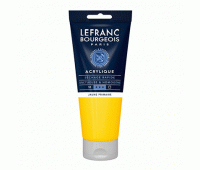 Акриловая краска Lefranc Fine Acrylic Color 200 мл, ном 153 Primary yellow Основной желтый арт 300419