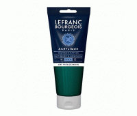 Акрилова фарба Lefranc Fine Acrylic Color 200 мл, 598 Phthalocyanine green ФЦ зелений арт 300465