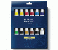 Набор масляных красок, Lefranc Fine, 12 х 20 мл 810118