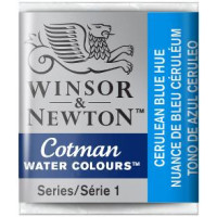 Акварельная краска Winsor Newton Cotman Half Pan, № 139 Лазурь