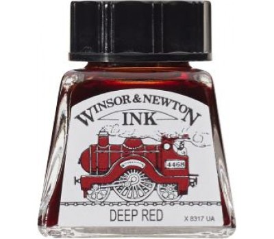 Туш художня Winsor Newton Drawing Inks 14 мл № 227 Червоний темний